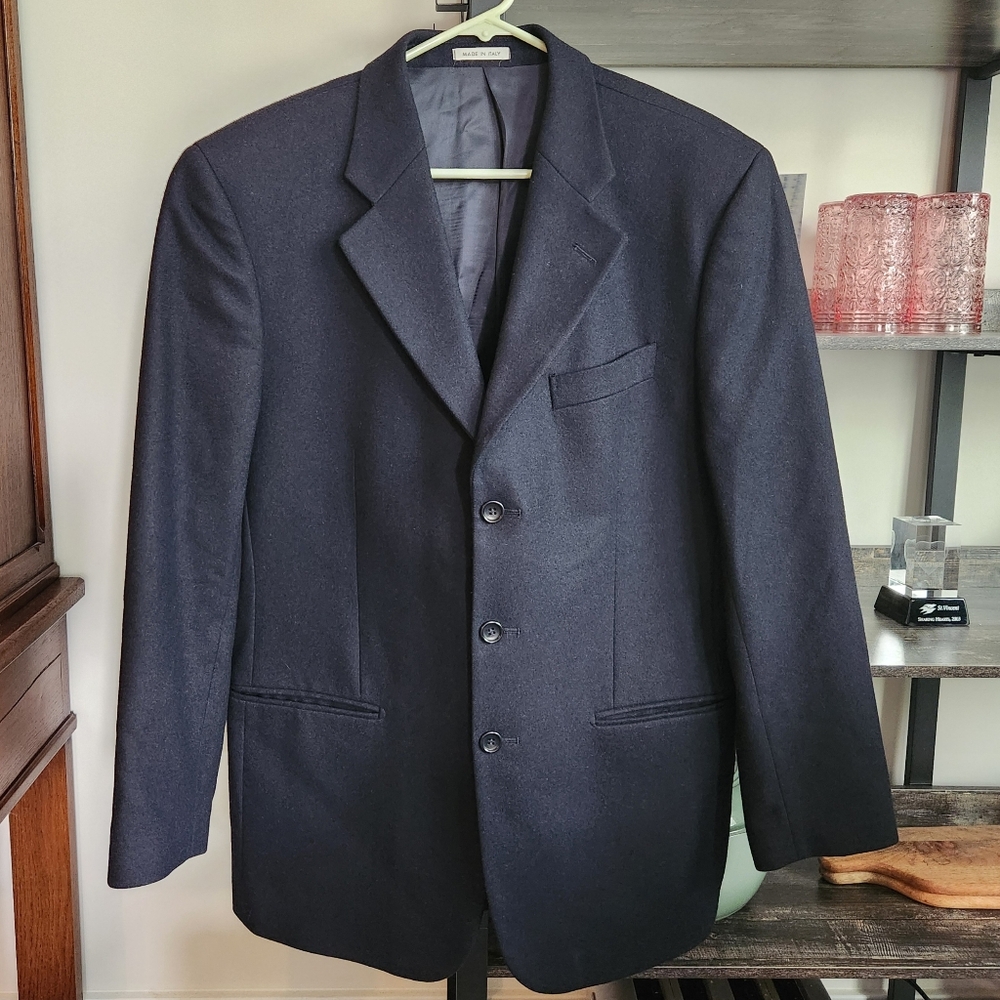 Pure Cashmere Lanificio Del Casentino Men's Jacket Large Idea Uoma Made in Italy